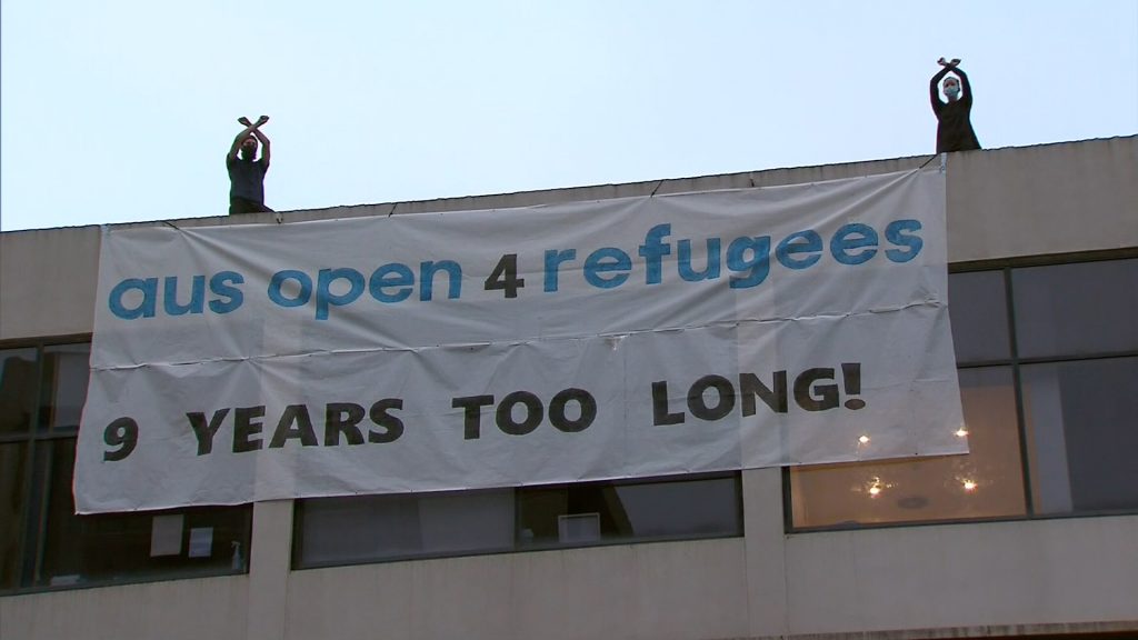 No Djoke for refugees