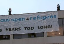 No Djoke for refugees