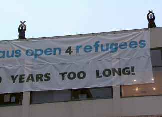 No Djoke for refugees