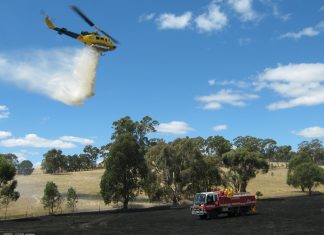 Flare-up reignites grassland blaze