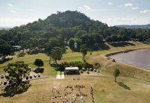 Cricketers stage protest at the Rock