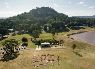 Cricketers stage protest at the Rock