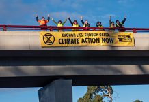 XR spreads climate message