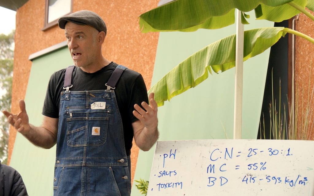 Breaking down compost