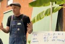 Breaking down compost