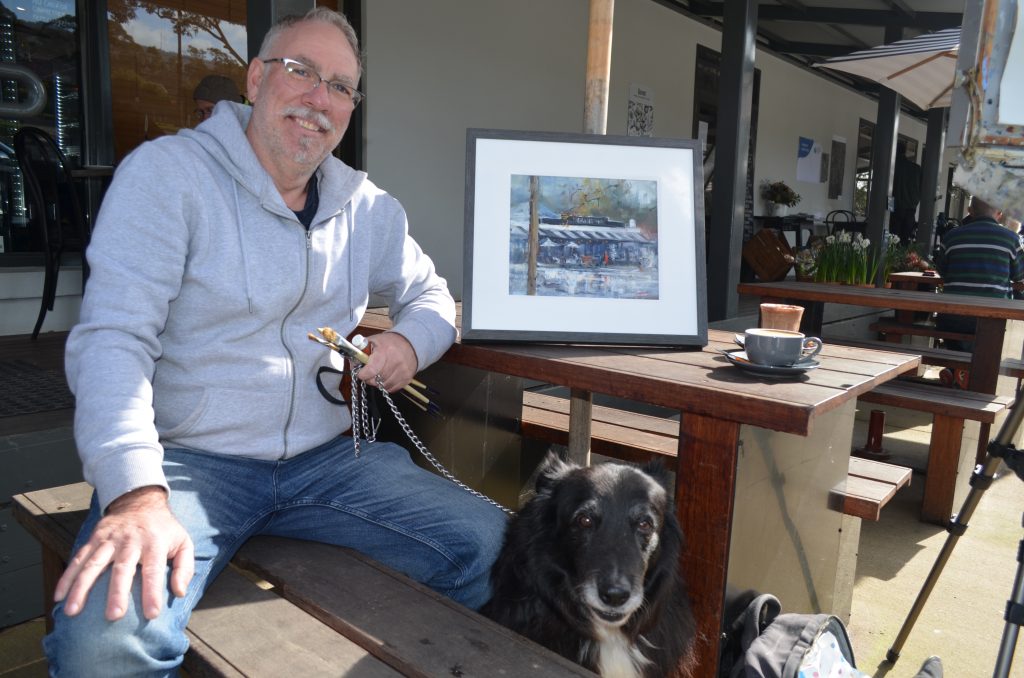 Plein air artist exhibits