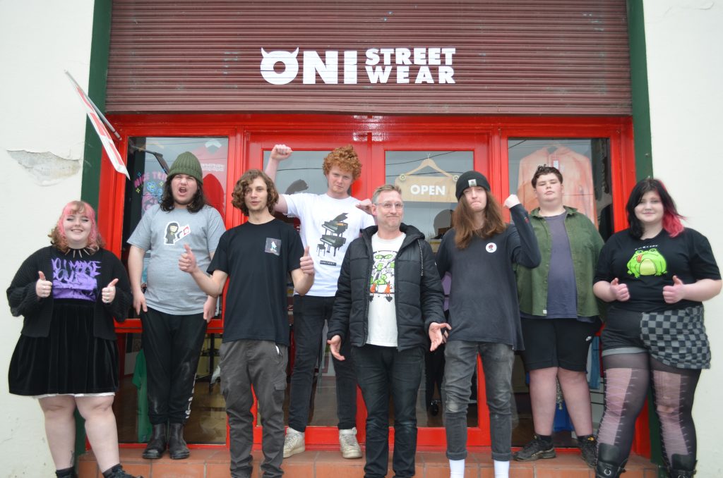 Young interns celebrate new designs