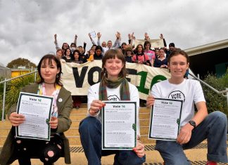 Teens want voice to Parliament