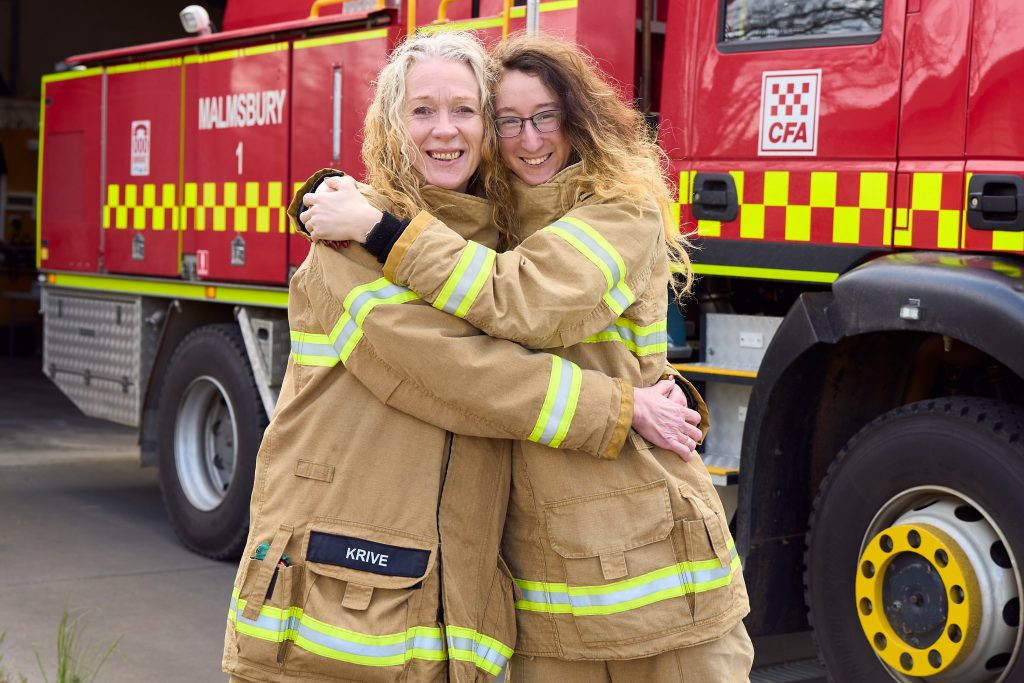 Malmsbury mother-daughter duo take on stair climb challenge