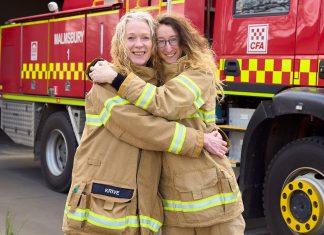 Malmsbury mother-daughter duo take on stair climb challenge