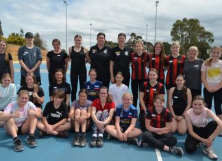 Netballers put through their paces