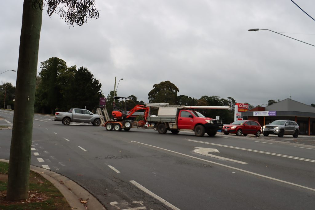 Intersection upgrade ahead