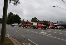Intersection upgrade ahead