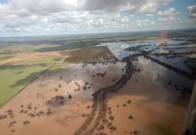 Assessing waterway flood damage