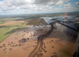 Assessing waterway flood damage