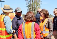 Irrigation pipeline completed