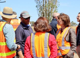 Irrigation pipeline completed