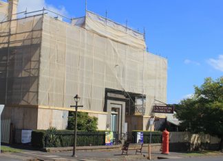 Restoration works begin