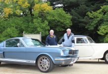 Vintage wheels go for a spin