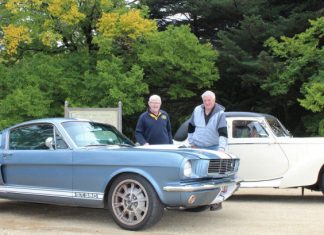 Vintage wheels go for a spin