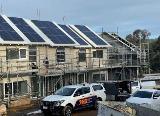 Eco village nears completion