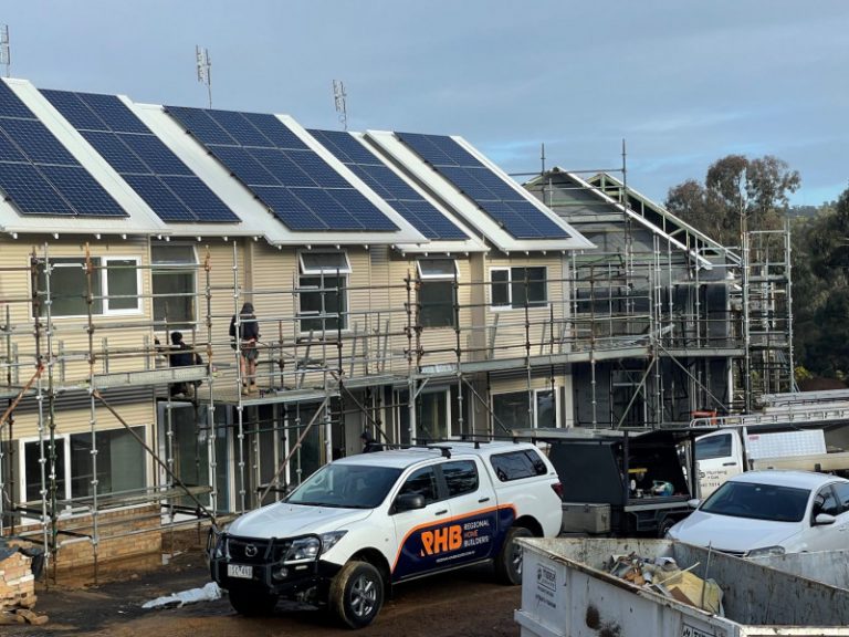 Eco village nears completion