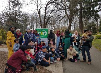 A drawcard for refugee family fun