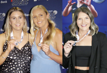 Triple dead heat in Ryan Medal