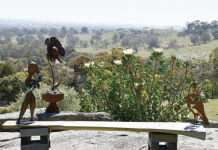 Merging art and garden at Mica Grange