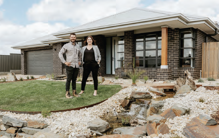 Local landscaper builds dream first home