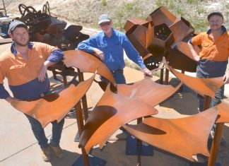 Sculpture to make waves