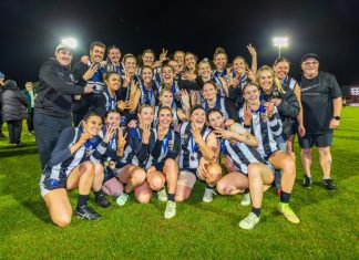 Magpies soar to treble!