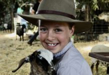 Kidding around at the Kyneton Show