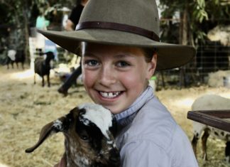 Kidding around at the Kyneton Show