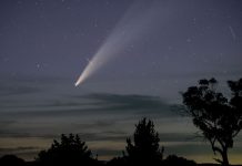 Comet captured at Newham