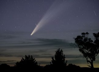Comet captured at Newham