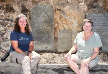 Gravestones unearthed
