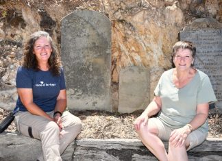 Gravestones unearthed