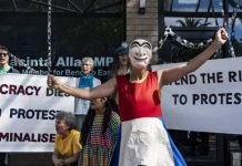 Protesting proposed protest laws