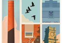 Fundraising postershowcases town