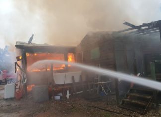 Call for caution after battery fire