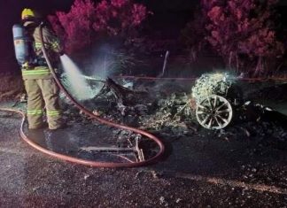 Police investigating Clarkefield car fire