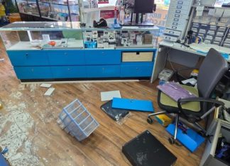 Gisborne smash and grab