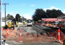 Drainage problems stall street works