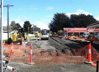 Drainage problems stall street works