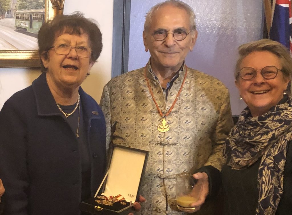 Medals of friendship to local volunteers