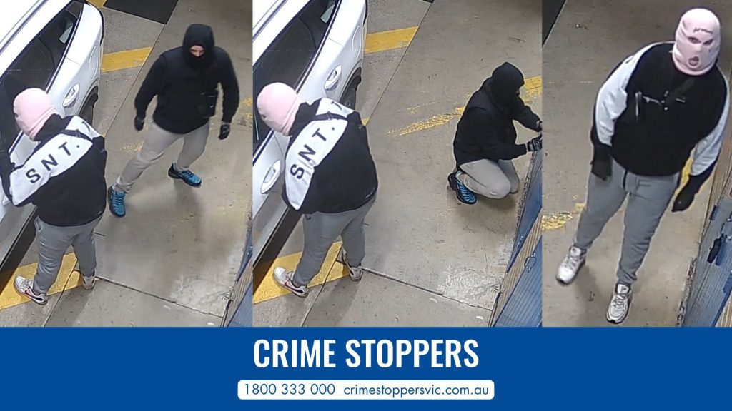 Masked offenders strike