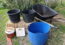Measuring our compost ingredients