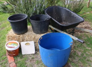 Measuring our compost ingredients