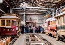 Explore the tramways workshop